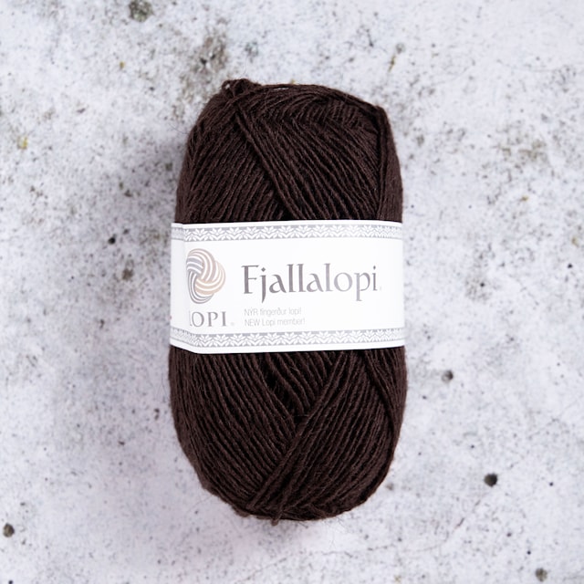 Fjallalopi Villalanka 50g Deep Brown 03 Istex