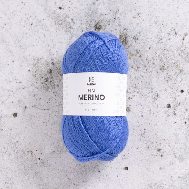 Fin Merino 50g Blue Delphinium (15) Järbo