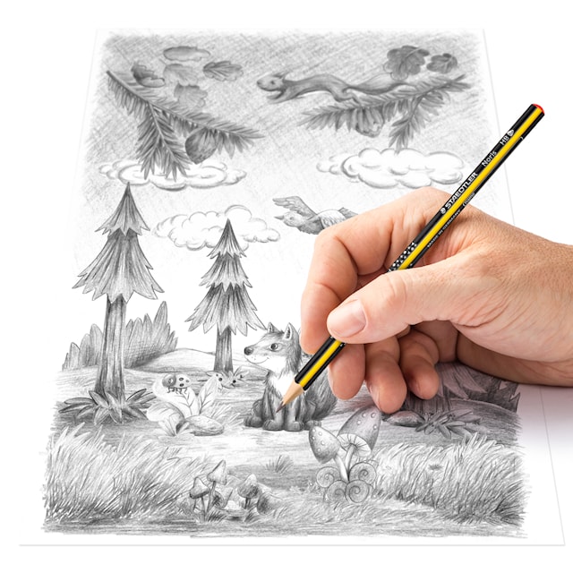 Produktbilde 3 for Noris trekantet blyant 3 stk Staedtler