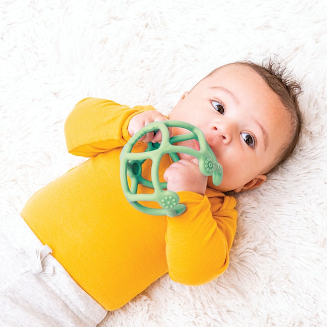 Tuotekuva 2 - Nattou -pehmeä silikonitoiminta Boll, vihreä