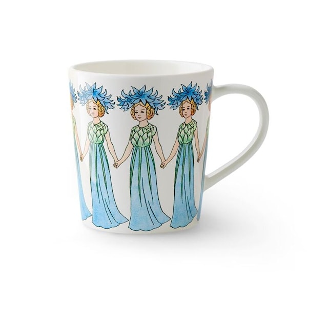 Design House Stockholm Elsa Beskow Kopp med Håndtak Blåklint 40 cl
