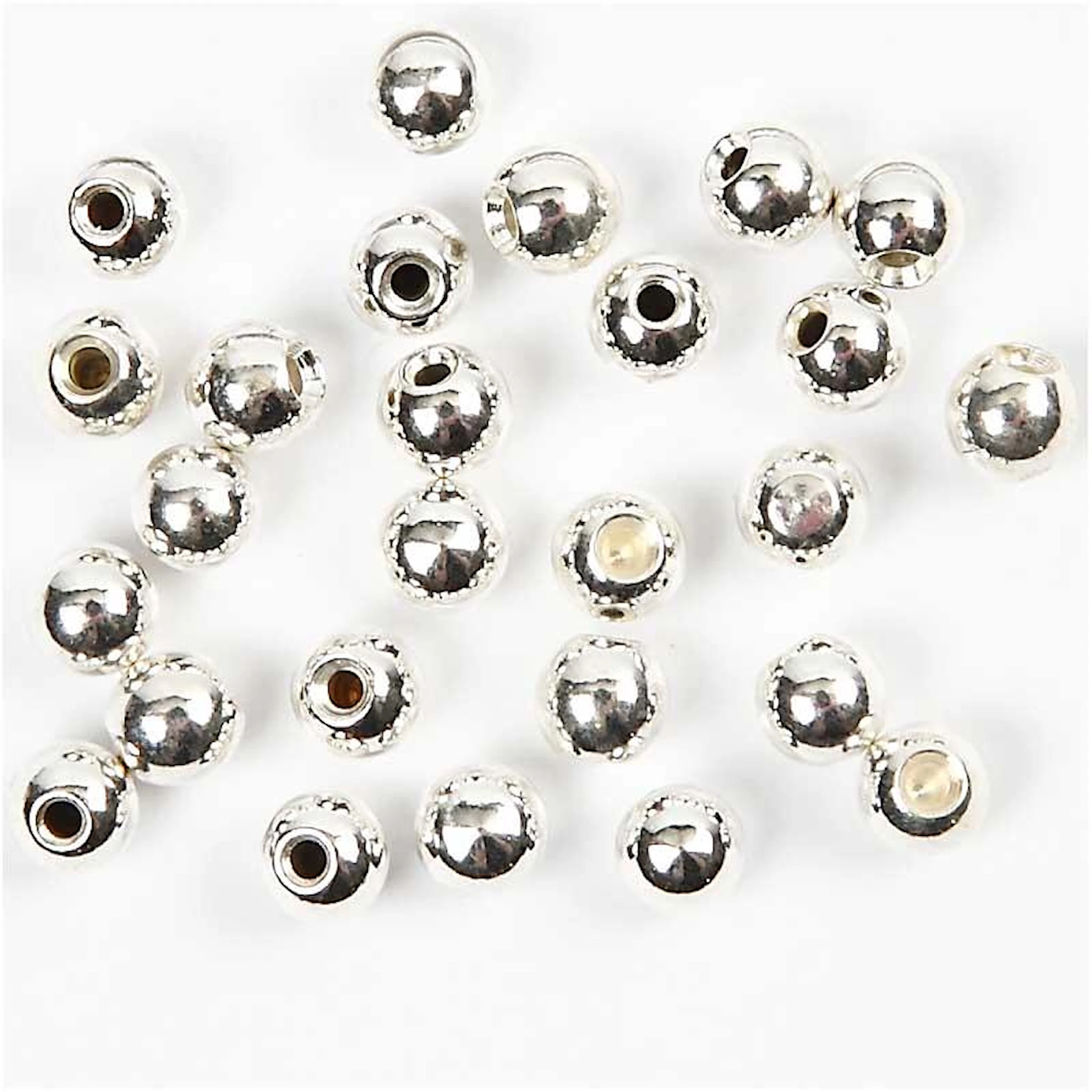 Tuotekuva ille Lukitushelmi, halk. 3 mm, aukon koko 1 mm, hopeanväriset, 20 kpl/ 1 pkt