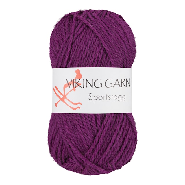Sportsragg Garn Ullmix 50 g Ljung 569 Viking Garn