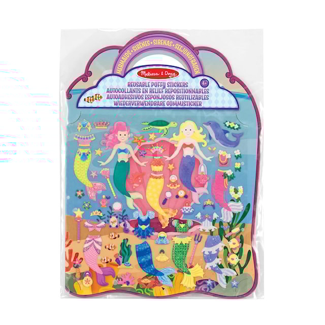 Produktbild 1 för Reusable Puffy Stickers Mermaid Melissa & Doug