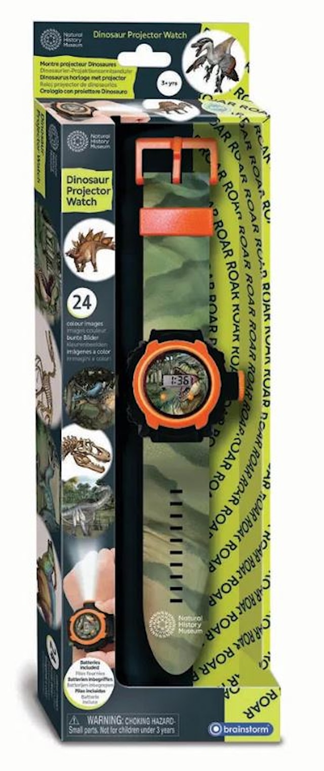 Produktbilde 1 for Dinosaurie Projektor och Klocka Brainstorm