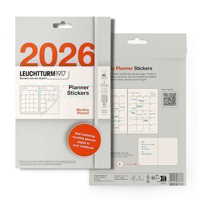 Self-stick Planner 2026 12m Monthly Leuchtturm1917