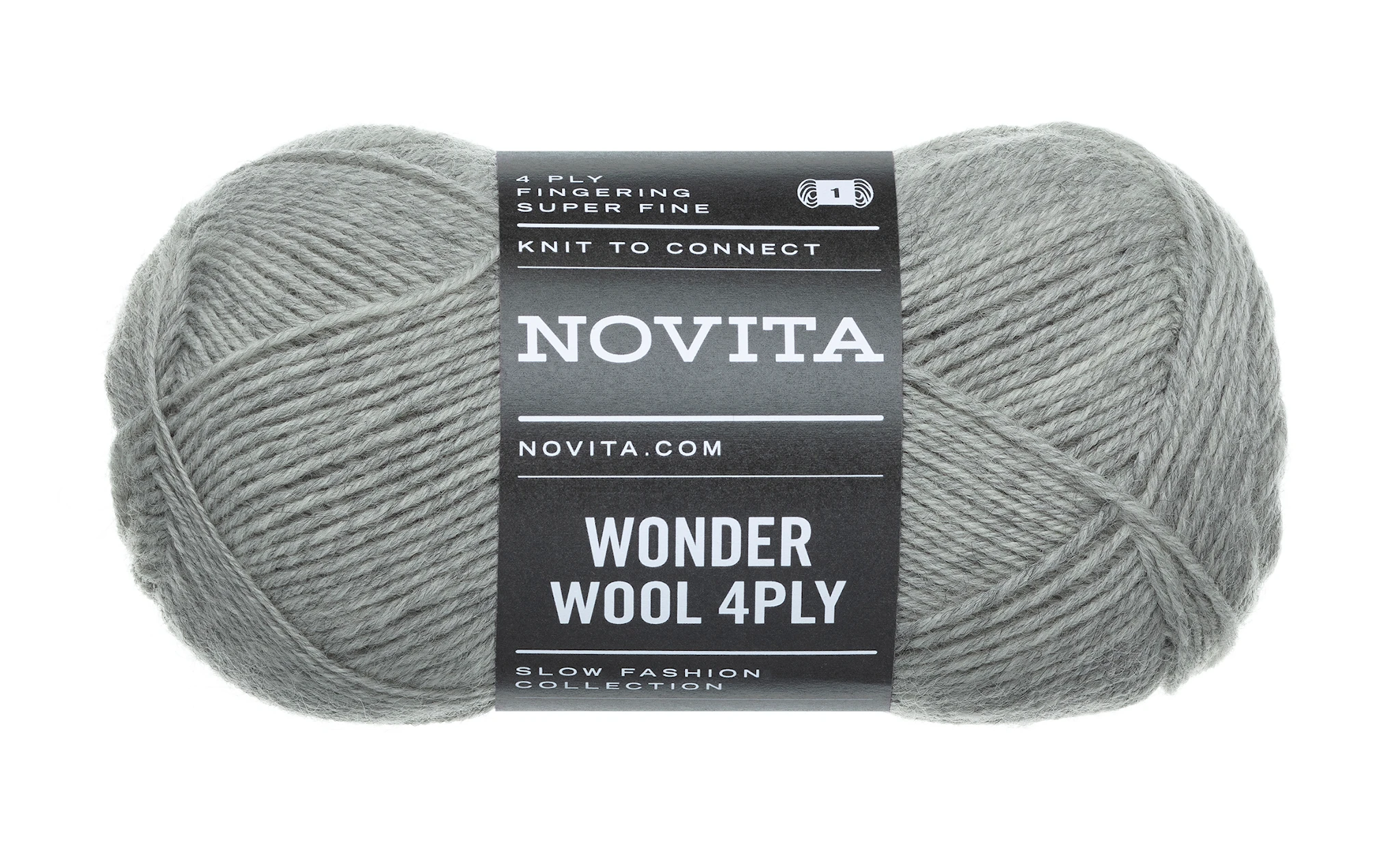 Produktbild för Wonder Wool 4PLY Garn 50g Novita