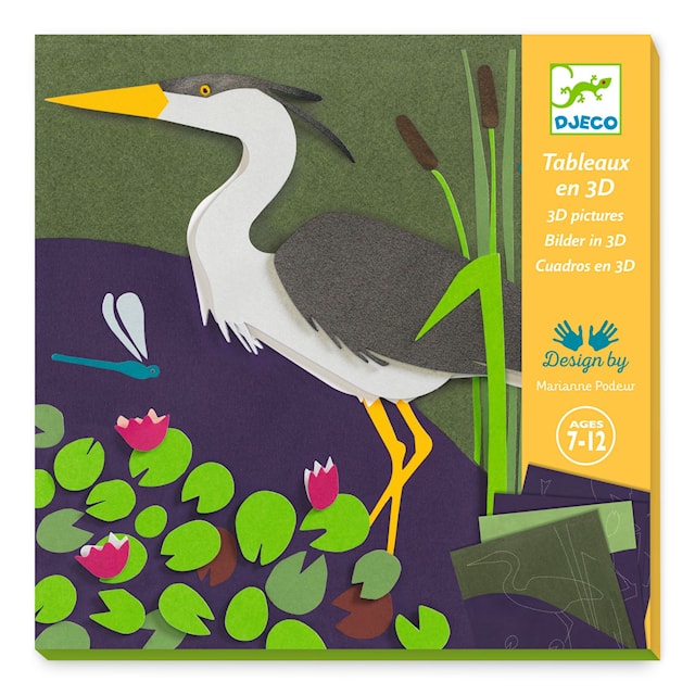 Tuotekuva 4 - Djeco-askartelut, vesiaiheiset taustat ja tarrat