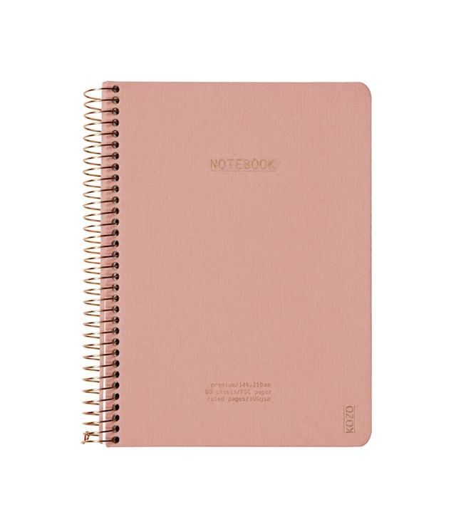 Produktbilde 1 for Notatbok A5 Premium Muted Blush KOZO