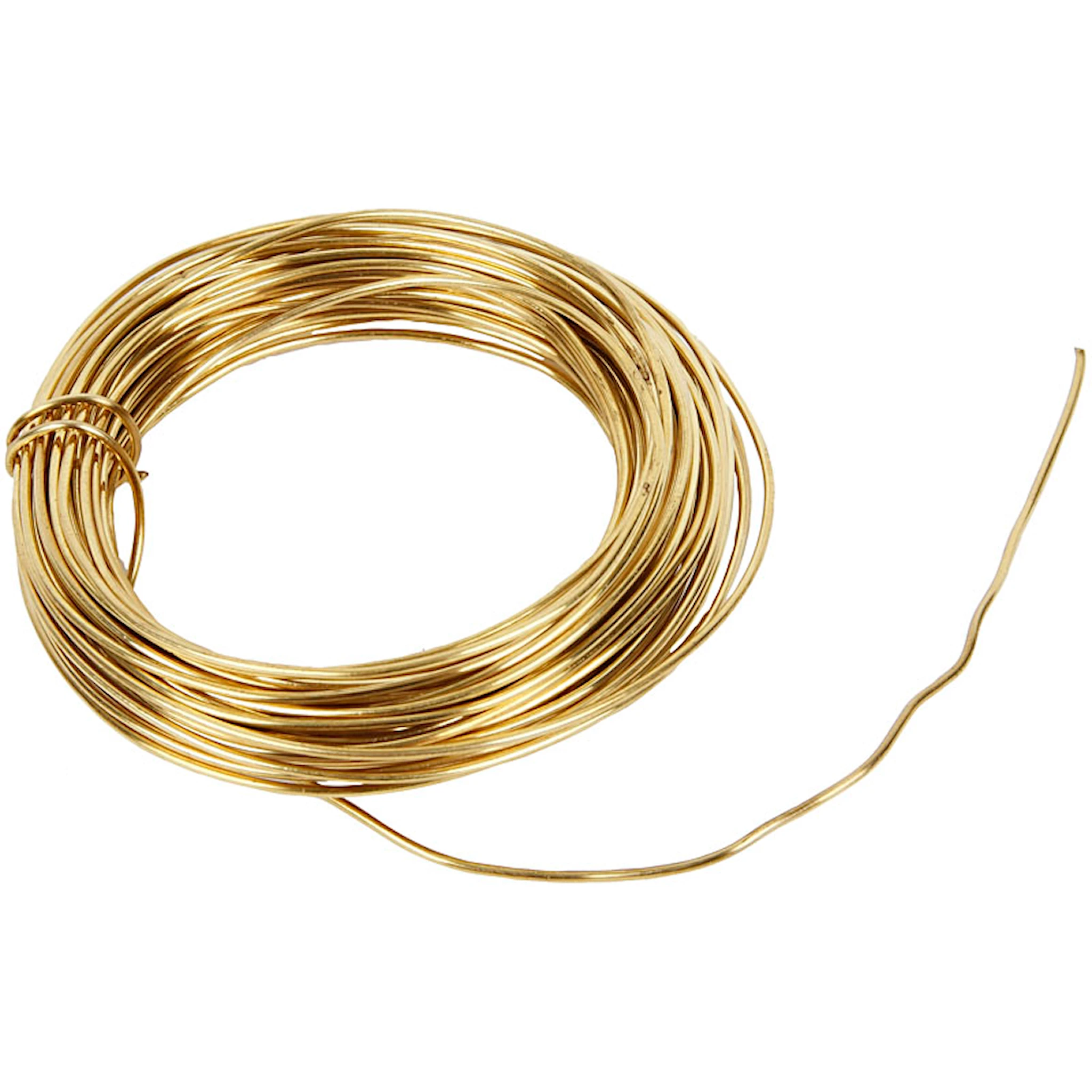 Produktbilde for Messingtråd, tykkelse 1,2 mm, 100 g, messing, 10 m/ 1 rl.