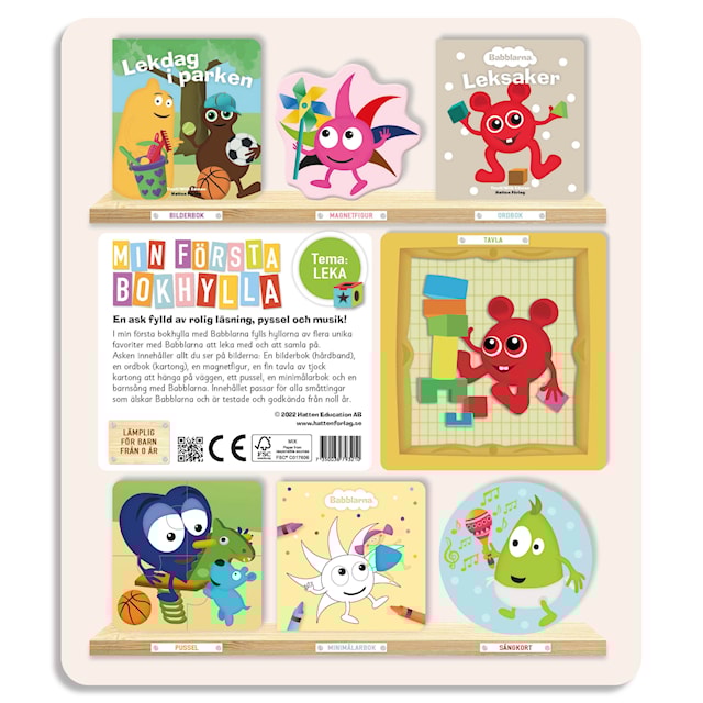 Produktbilde 3 for Min Første Bokhylle Leker Babblarna