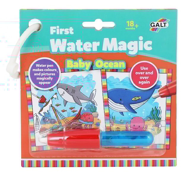 Produktbild 1 för Första Målarboken Water Magic Till Havs Galt
