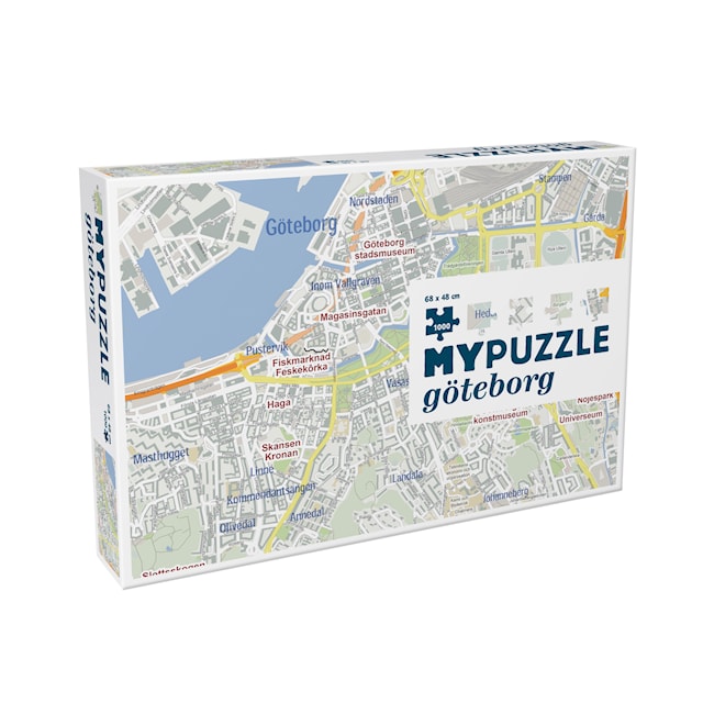 Puslespill MyPuzzle Göteborg 1000 brikker