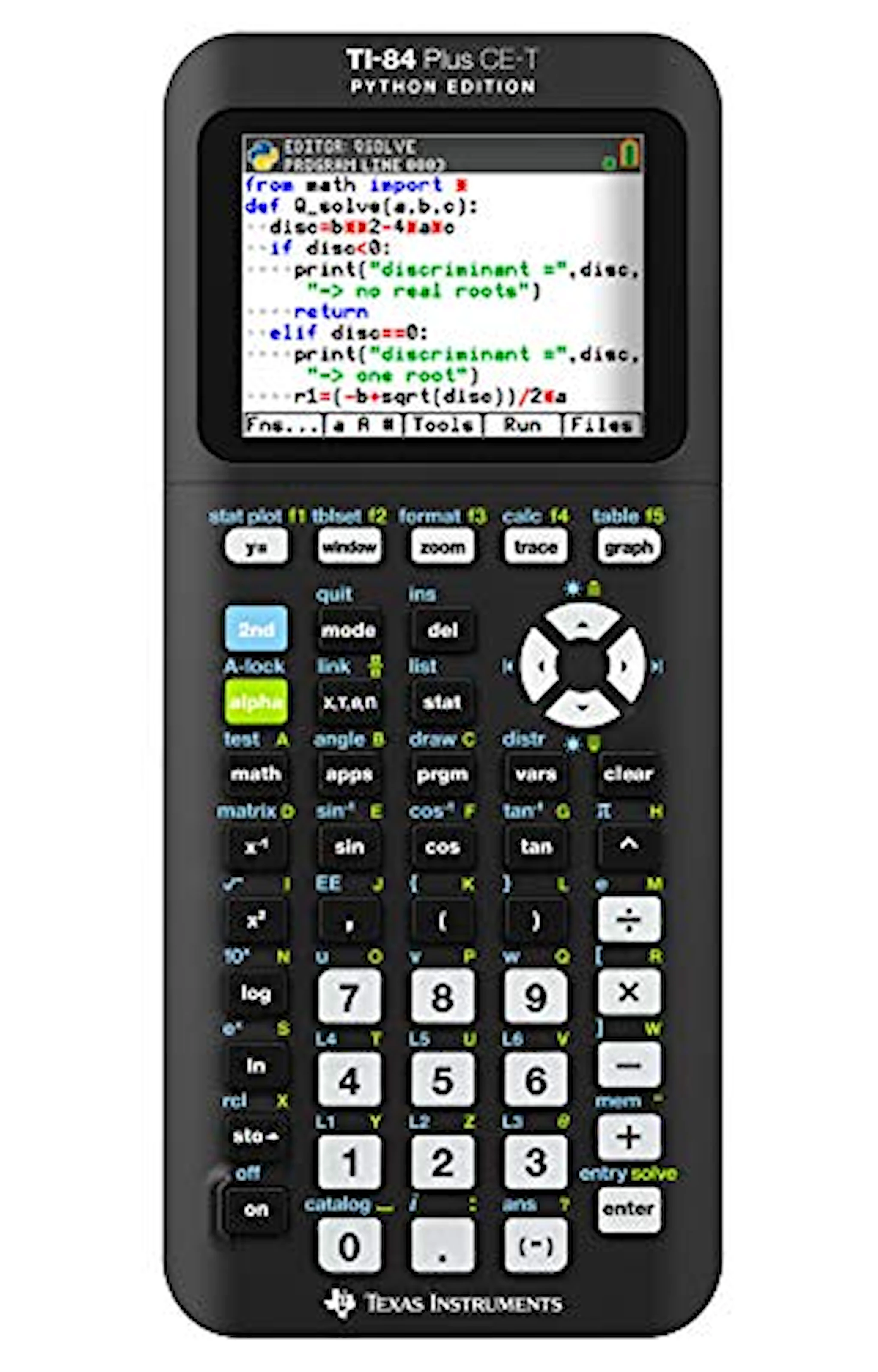 Produktbilde for Grafisk kalkulator TI-84 Plus CE-T Python Edition Texas Instruments