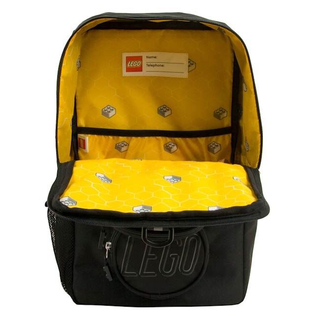 Produktbild 4 för LEGO BRICK Ryggsäck Svart 40x25x15 cm 15L