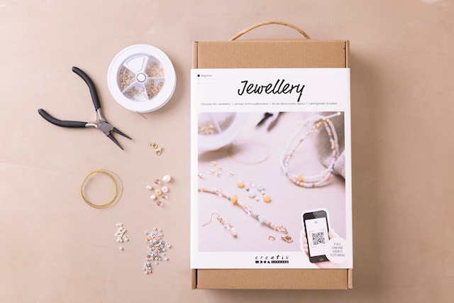 Produktbilde 4 for Start DIY Kit Smykker Klassiske Perler, 1 pk.