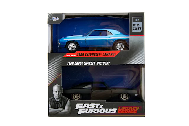 Produktbilde 6 for Fast & Furious Dobbelpakke Dodge Charger & Chevrolet Camaro 1:32 Jada Toys