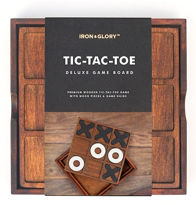 Produktbild 1 för Träspel Tre i Rad Iron & Glory