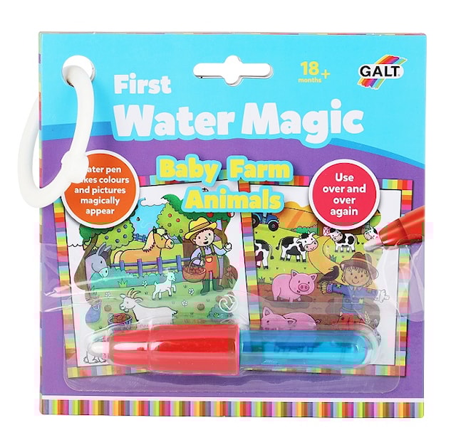 Första Målarboken Water Magic Farm Galt