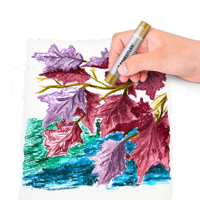 Tuotekuva 3 - Öljypastellit Metallic 6-pack eri värejä Staedtler