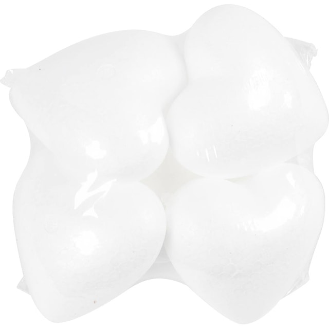 Produktbild 2 för Frigolithjärta 8 cm 5-pack