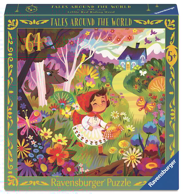 Produktbild 1 för Little Red Riding Hood Pussel 64 Bitar, Ravensburger