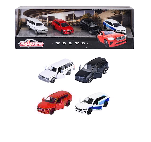 Majorette Volvo Autot 4-Pack Lahjapakkaus