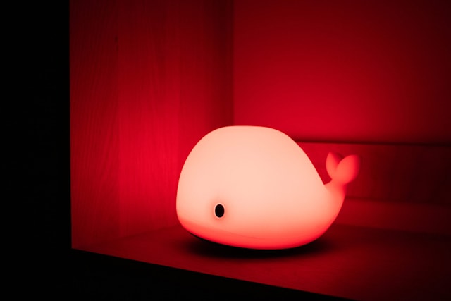 Produktbild 2 för LED-lampa Christian the whale Filibabba