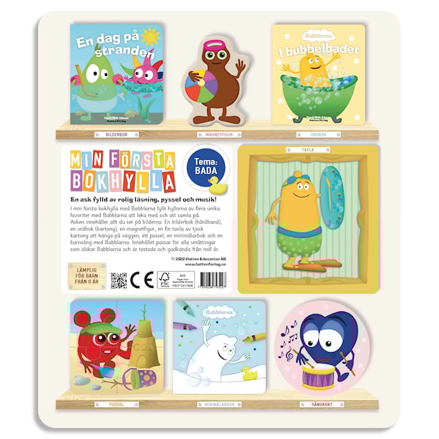 Produktbilde 3 for Min Første Bokhylle Bad Babblarna