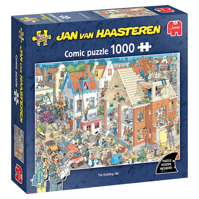 Tuotekuva 3 - Jan van Haasteren Rakennustyömaa palapeli 1000 palaa