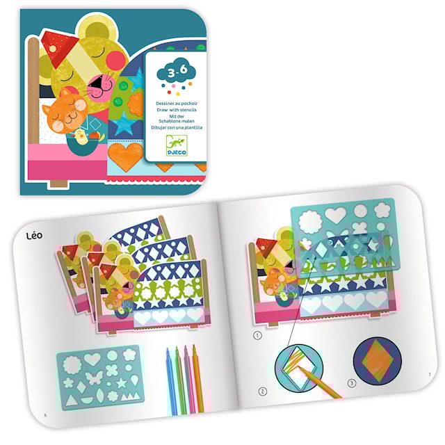 Produktbilde 1 for Mal innenfor linjene Djeco