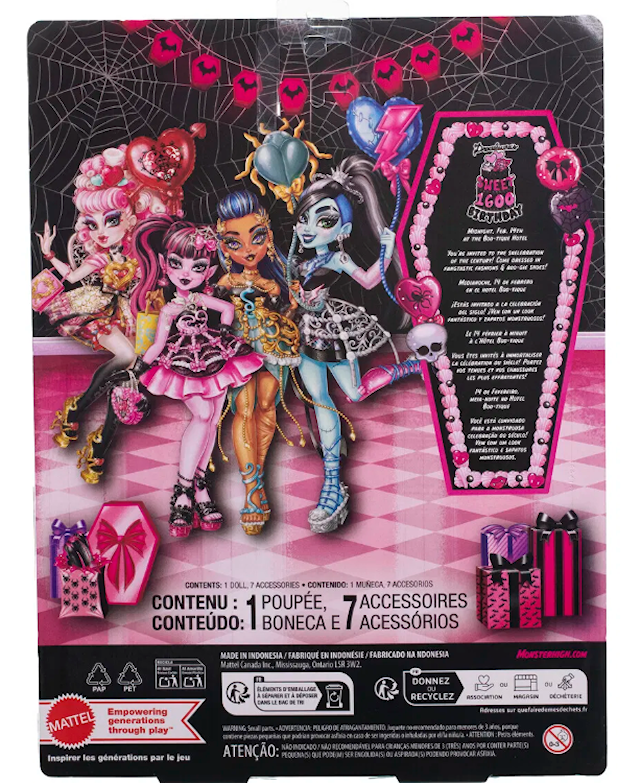 Produktbilde 2 for Monster High Scary Sweet Birthday Motedukke Cleo