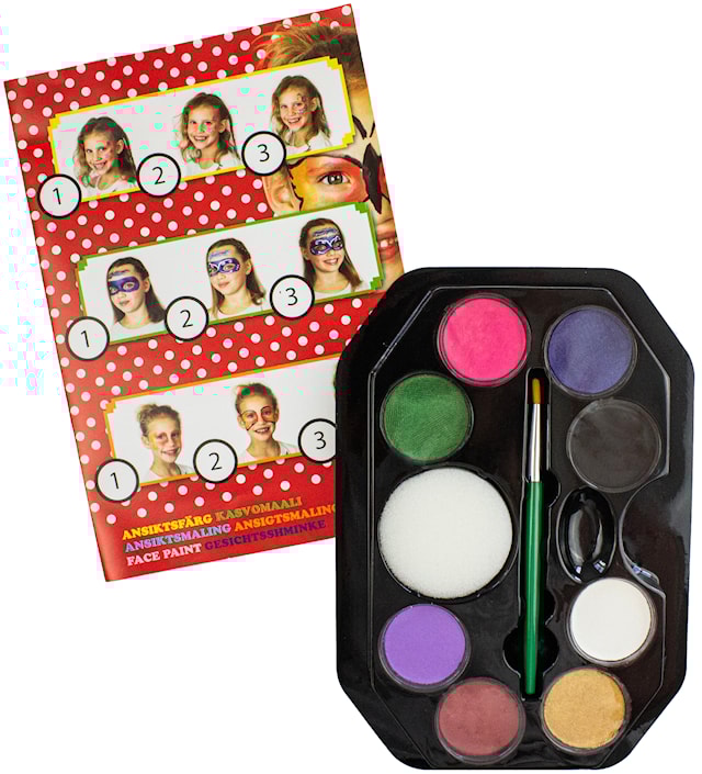 Produktbilde 2 for Ansiktsmaling Deluxe 8-p Sense