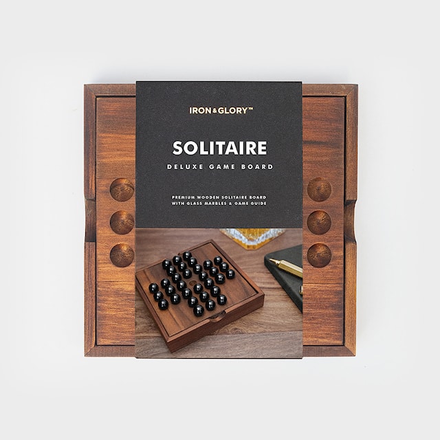 Produktbild 1 för Coffe Table Games Träspel Solitaire, Iron & Glory