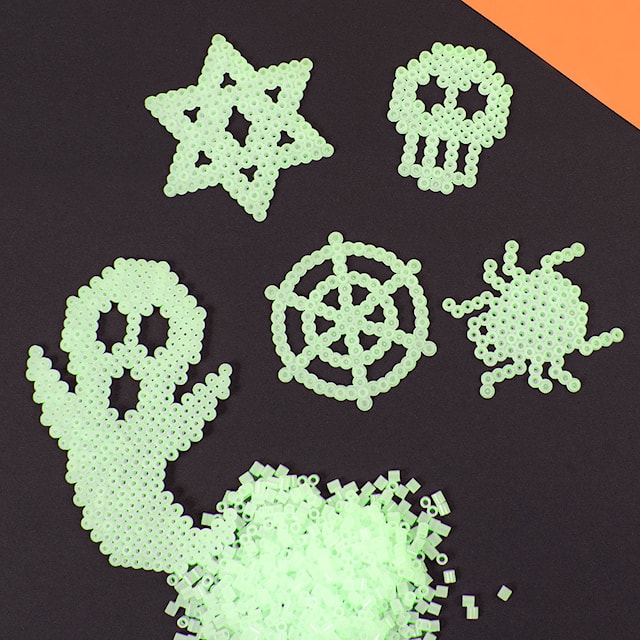 Produktbilde 2 for Perler til perleplater selvlysende 1000-pakk Playbox