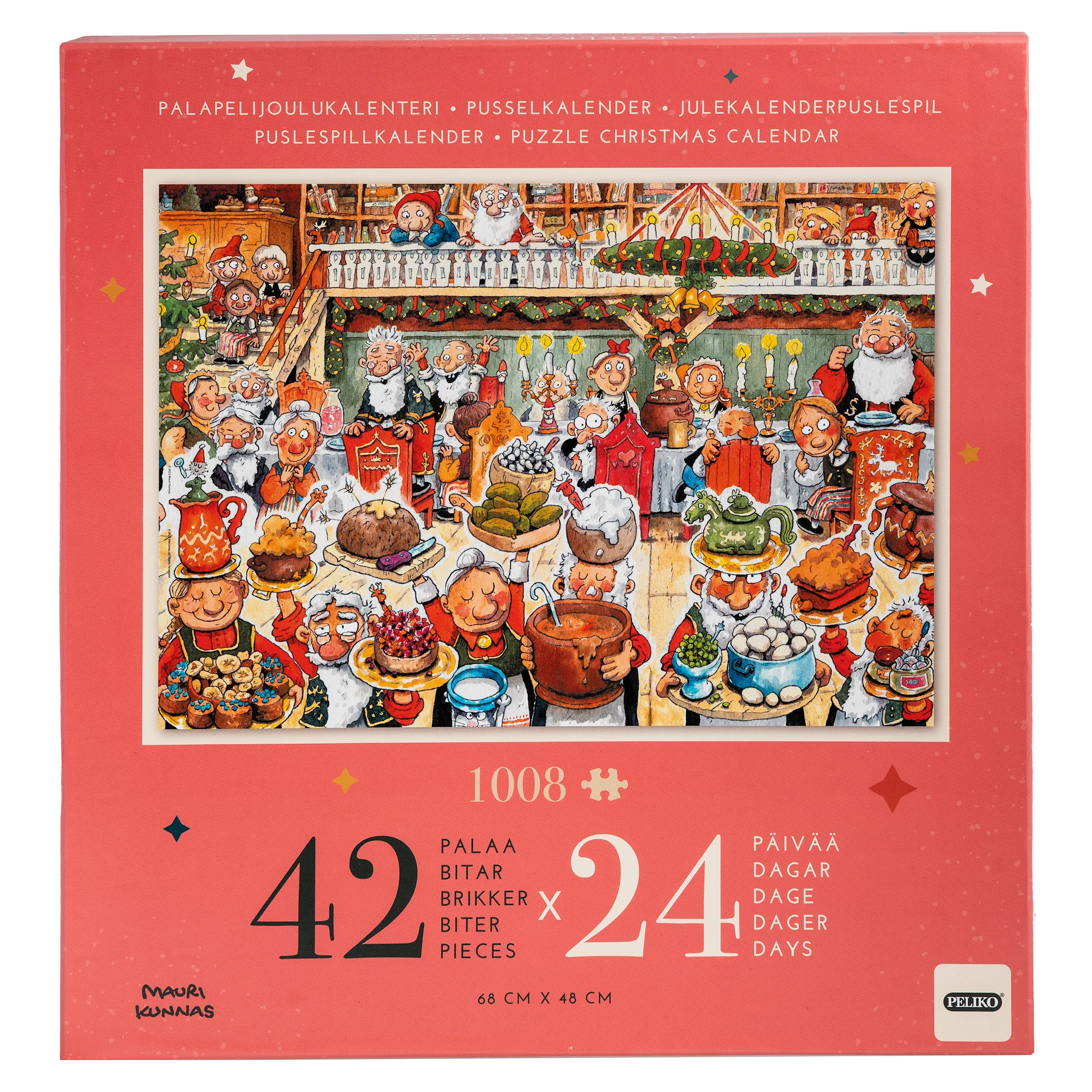 Tuotekuva ille Mauri Kunnas Pulmakalenteri 1008 palaa, Peliko