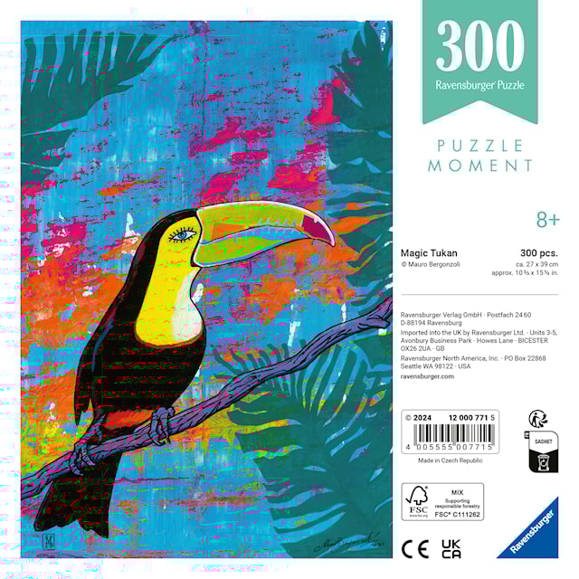 Produktbilde 4 for Puslespill Tukan 300 brikker, Ravensburger