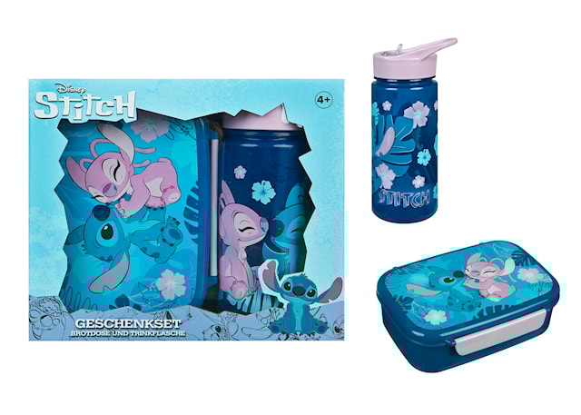 Tuotekuva 1 - Undercover Lilo & Stitch Eväsrasia ja Juomapullo Setti