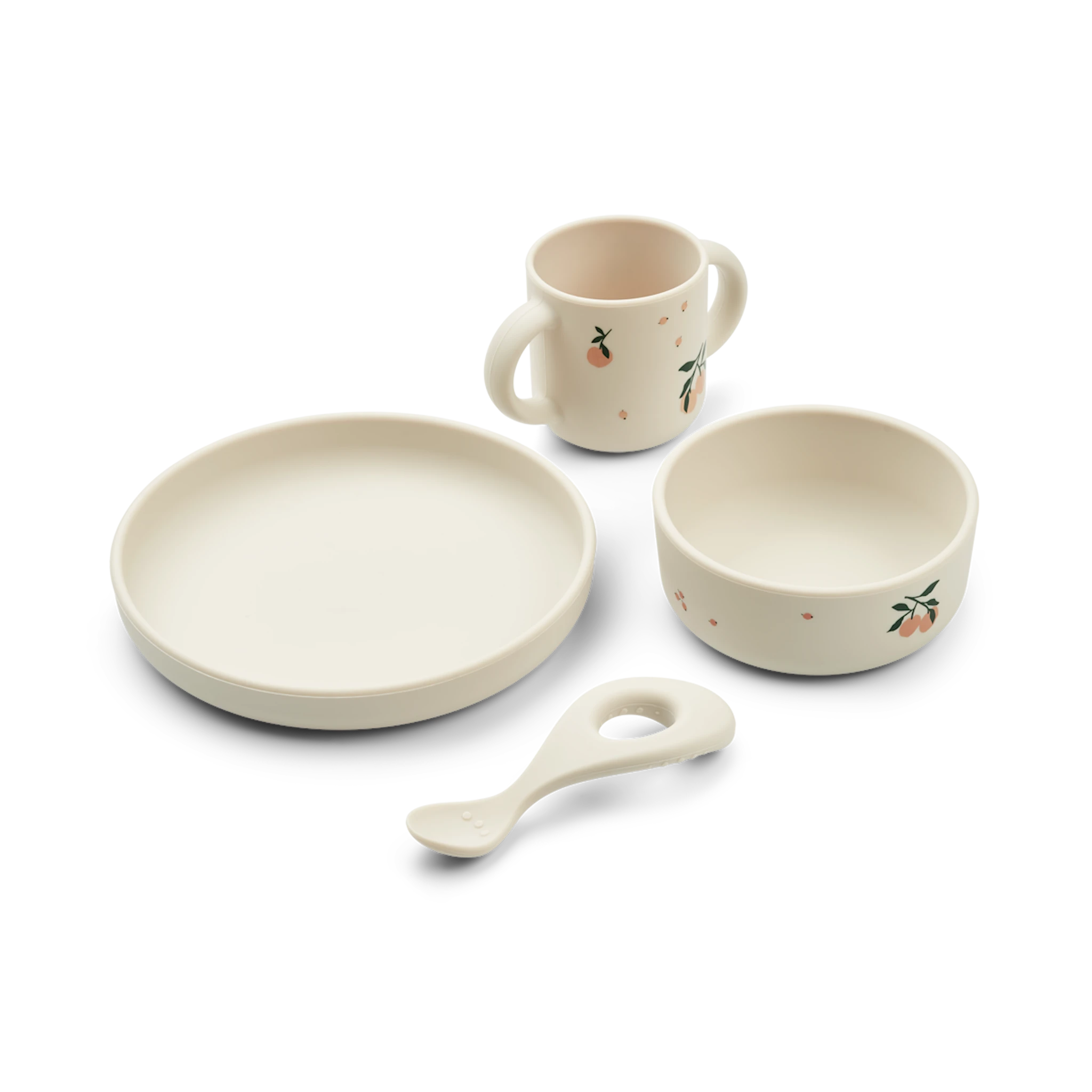 Produktbild för Vivi Barnservis Peach / Sea shell Liewood