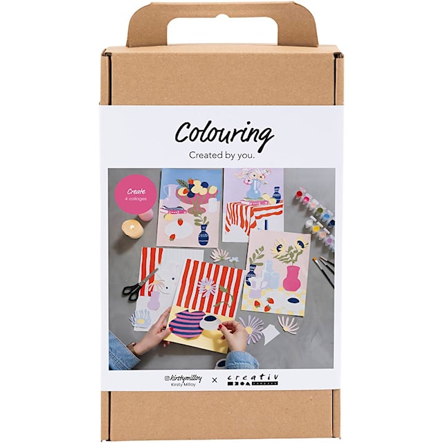 Produktbild 1 för DIY Kit Färgläggning Collage Kirsty Milloy x Creativ Company