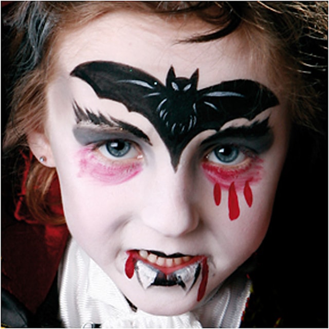 Produktbild 4 för Ansiktsfärg Motiv Dracula 1 Set