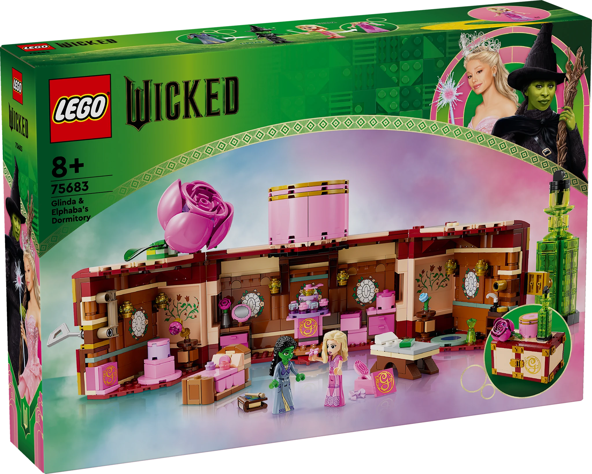 Produktbilde for Glinda og Elphabas studentrom LEGO® Wicked (75683)
