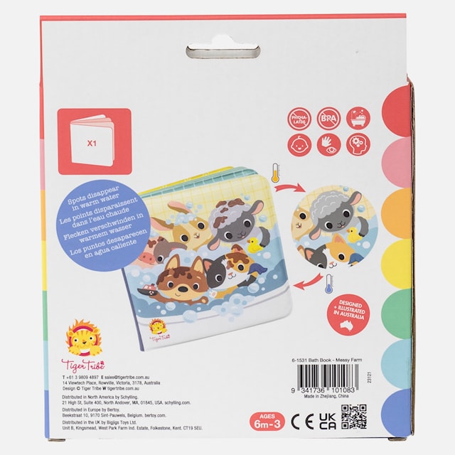 Produktbild 6 för Badbok Bondgård Tiger Tribe