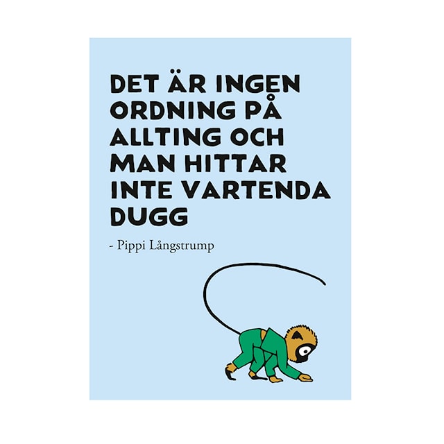 Kylskåpsmagnet Ingen Ordning 1-p