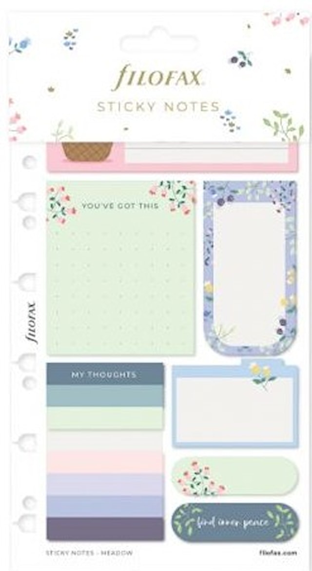Tuotekuva 1 - Muistilaput välilehdillä & tarralaput Meadow 200-pack Filofax