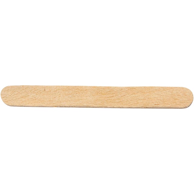 Tuotekuva 2 - Jäätelötikut, Pit. 5,5 cm, Lev: 6 mm, luonnonrusk., 400 kpl/ 1 pkt