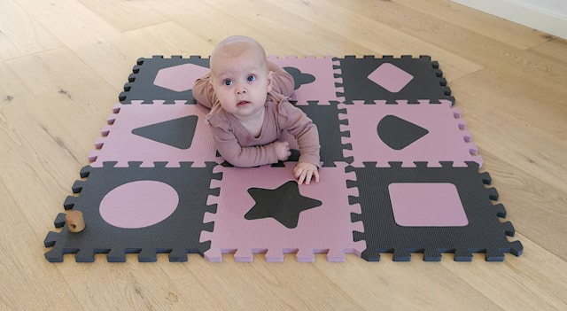 Produktbild 2 för Lekmatta Mörkgrön BabyDan