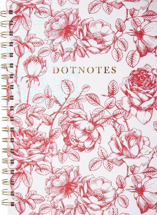 Produktbild 1 för Bullet journal DotNotes Blommor Burde