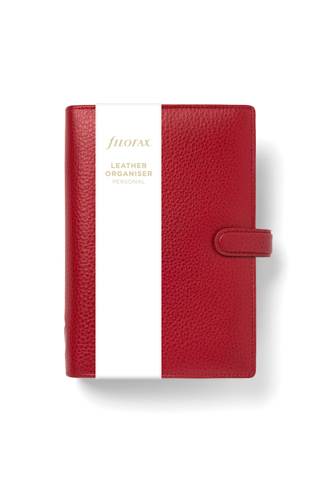 Tuotekuva 1 - Finsbury Personal Järjestelmäkalenteri Scarlet Filofax