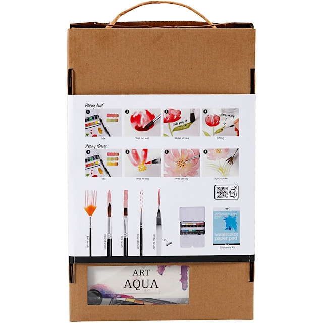 Produktbild 4 för Star DIY Kit - Akvarell med Färger, Block och Penslar Creativ Company